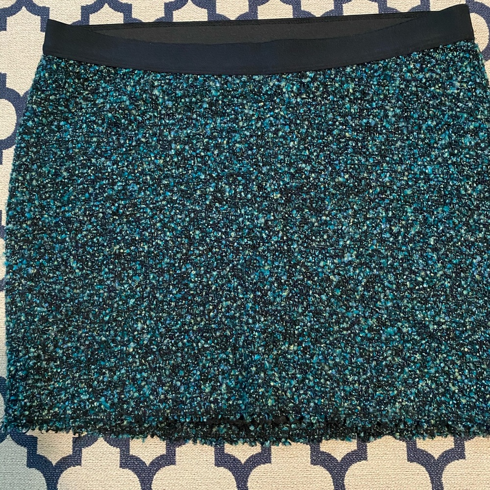 Skirt blue, black and green large